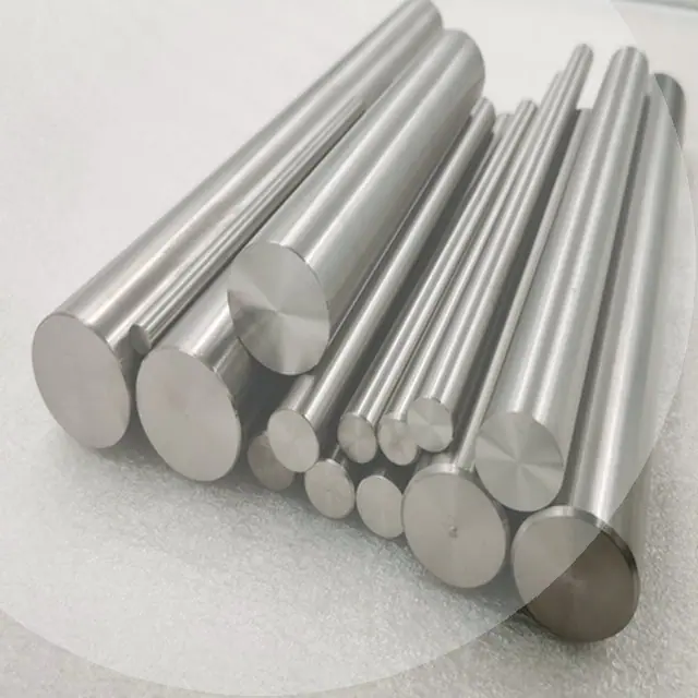 Turned bright titanium bar