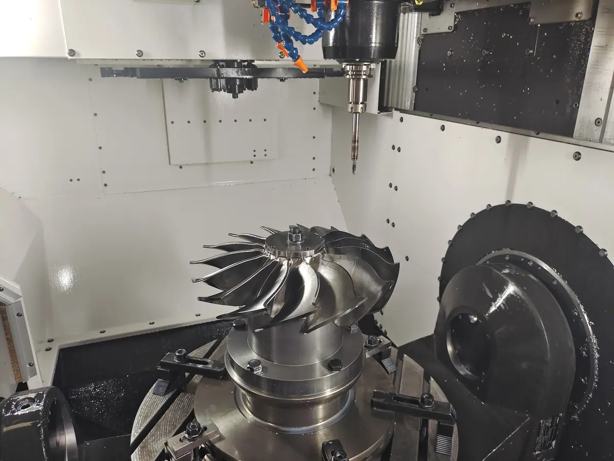 CNC lathe at the production network